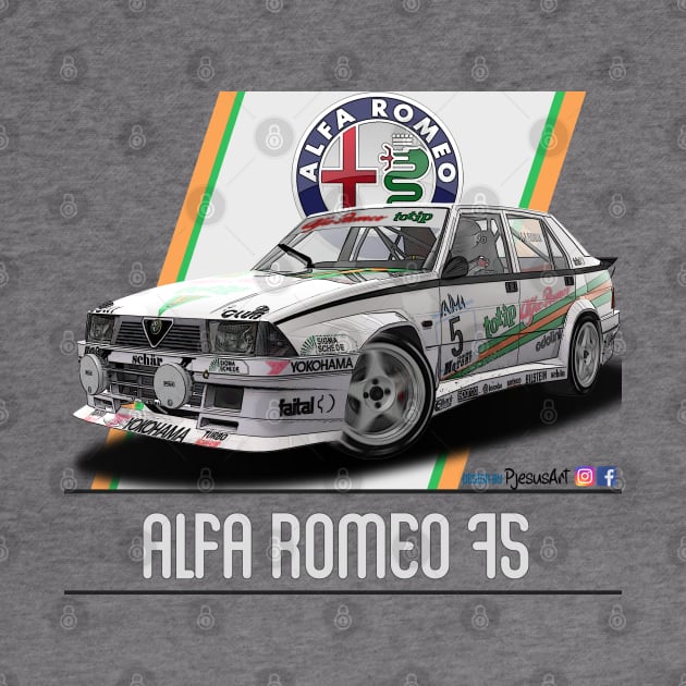 Alfa Romeo 75 five by PjesusArt